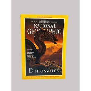 National Geographic Magazine Vol. 183 No. 1 January 1993 Dinosaurs Edition